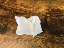 Sylvanian families calico  spare junior doctor white coat with buttons immaculat