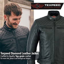 Leather Motorbike Motorcycle Jacket Touring With Genuine CE Biker Armour Thermal
