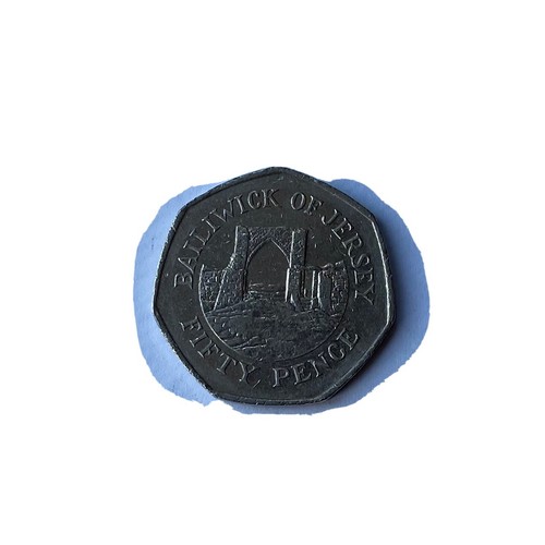 Bailiwick jersey 50p - bailiwick, of