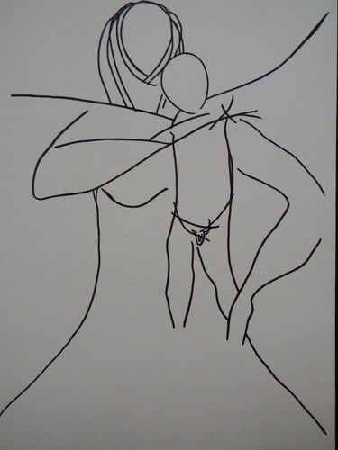 Black marker pen minimalist