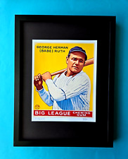 🔥AIDAN FLUX | Hand Signed Original Print LtdED of 69 COA MY BABE RUTH CARD