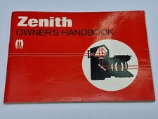 Zenith Zenit Camera Original Owners Handbook Instructions Manual English, VGC