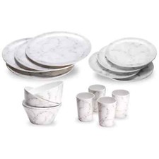 16pc Melamine Dinner Set