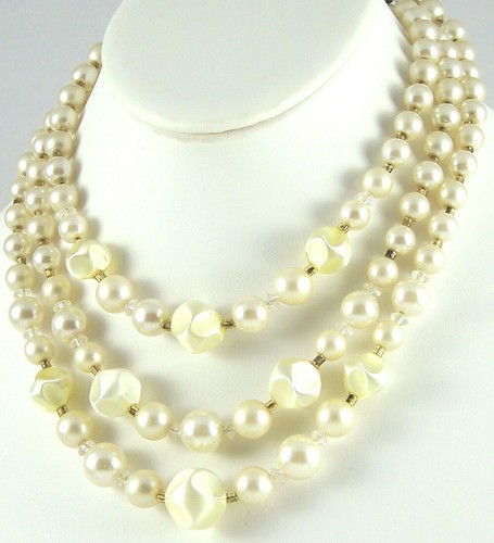 Vintage japan necklace faux - japan,