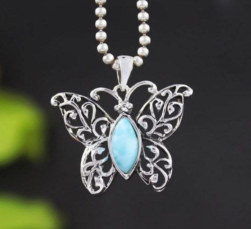 Natural larimar 4x8 - larimar, mq