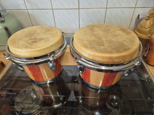 Light wood construction bongos - wood,