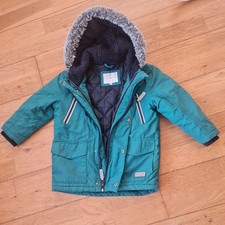 Boys Green Jasper Conran Junior J coat Age 3-4