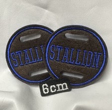 2 X 6cm  Stallion Bridle Disc