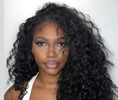 Half wig human hair - wig, deep