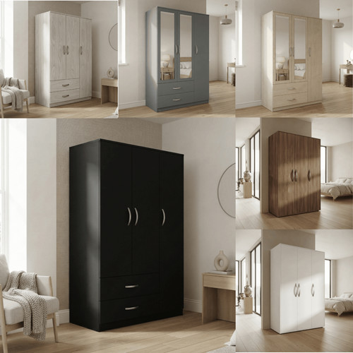 Assembled door wardrobe with - 3,
