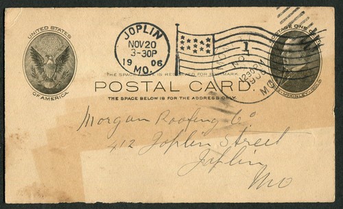 1906 postal card - us, mckinley