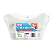 24 Soft Grip Pegs  Clip