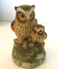 Music Box Owls Brown "Tune is