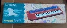 Vintage CASIO SA-5 Song Bank 32 Key Keyboard 25 Tones TESTED In Box