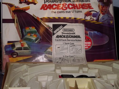 Matchbox power track race and - race,