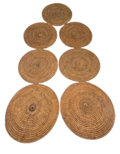Set wicker placemats - of,