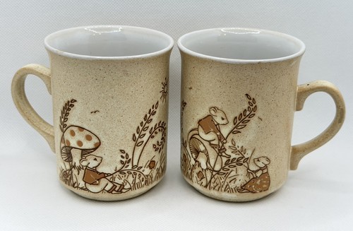 Ashdale pottery pair mugs - pottery,