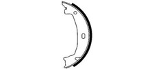 BRAKE SHOE SET, PARKING BRAKE