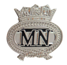 Merchant Navy Crest Lapel Pin