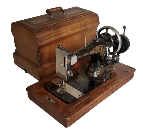 Antique harris sewing machine - harris,