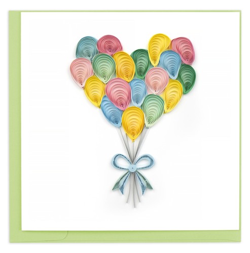 Quilling colourful heart - quilling,