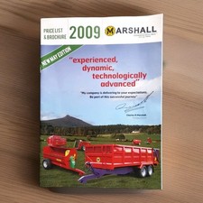 Marshall Trailers Spreaders Tankers Range Brochure  Leaflet Price List 2009 668F