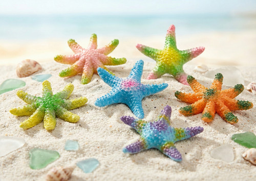 Plastic starfish star - plastic,