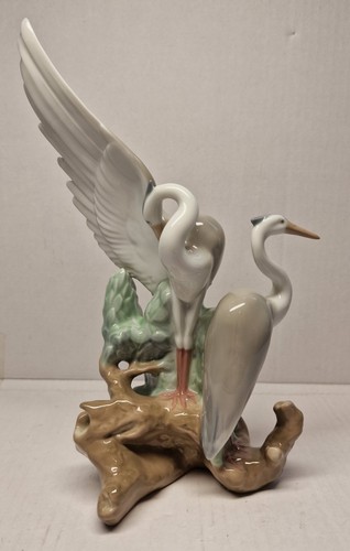Nao lladro 515 two herons - by,