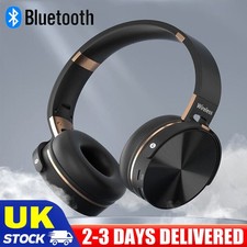Wireless Headphones Bluetooth Noise Cancelling Stereo Earphones Over-Ear Headset