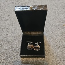 2 Pcs Cufflinks Clockwork Mens