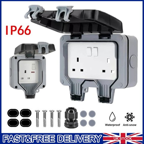 Waterproof outdoor double pole - double,