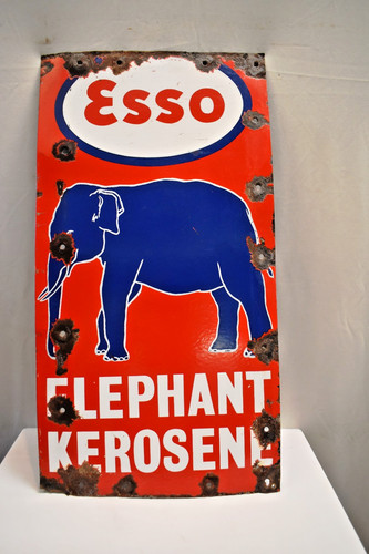 Vintage esso elephant kerosene - vintage,