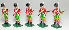 Please Read - 5 x Scottish Highlanders bayonet ready 54mm scale Good Soldiers 3