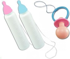 Adult Jumbo Dummy + Jumbo Bottle  Set Stag & Hen Party Big Baby Fancy Dress