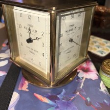 Sewills  brass four dial desk