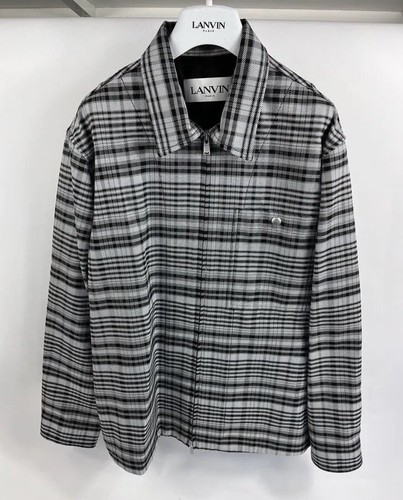 Lanvin zip up checked - up,