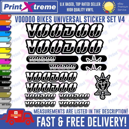 Voodoo bikes decal stickers - decal,
