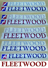 Fleetwood Caravan decal