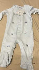 John Lewis Baby Tiny Toys Emborided Sleep Suit 3-6months