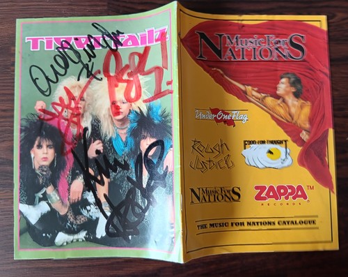 Tigertailz autographs music - tigertailz,