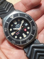 80s Luxor International Neptune 1000m DPW Z1000 Cased Men Military Divers Watch 