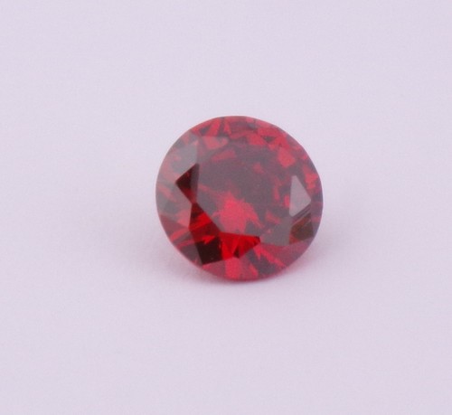 10mm garnet red cubic zirconia - 10mm,