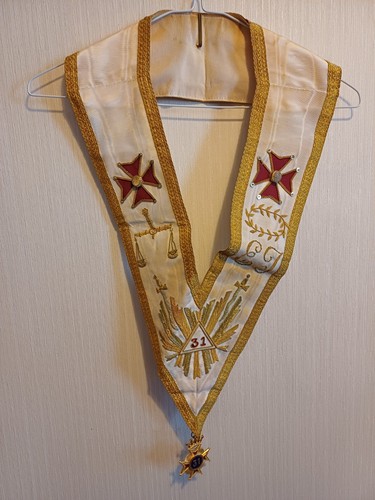 Rose croix 31st degree - degree, collar