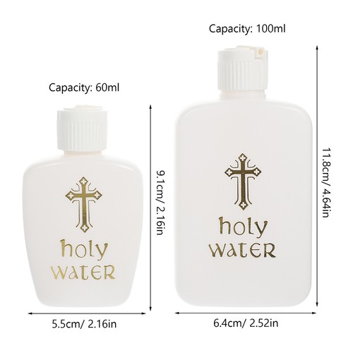 Refillable holy water bottles - holy,