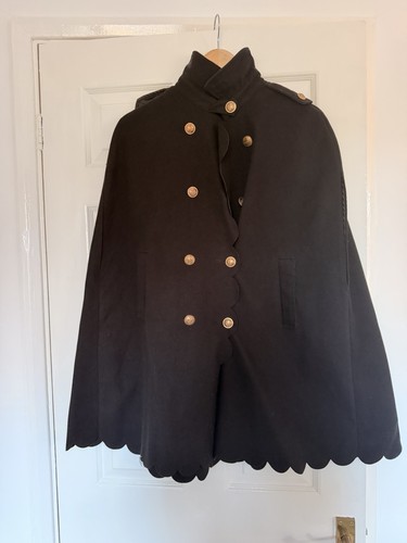 Black cape with - black,