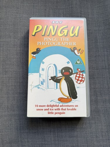 Pingu the photographer vhs - photographer,