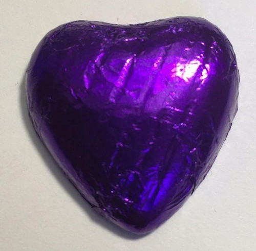 Purple foiled wrap solid - purple,
