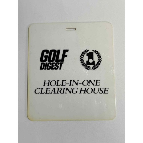 White golf digest hole - white, hole-in-one