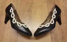 Glorious Shoes Navy/Cream 80s