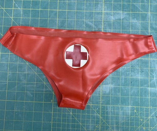 Latex rubber fetish wear nurse - latex,